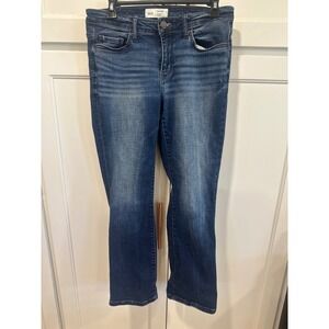 BKE Payton Women's Blue Wash Mid Rise western Bootcut Jeans Size 27 x 29.5